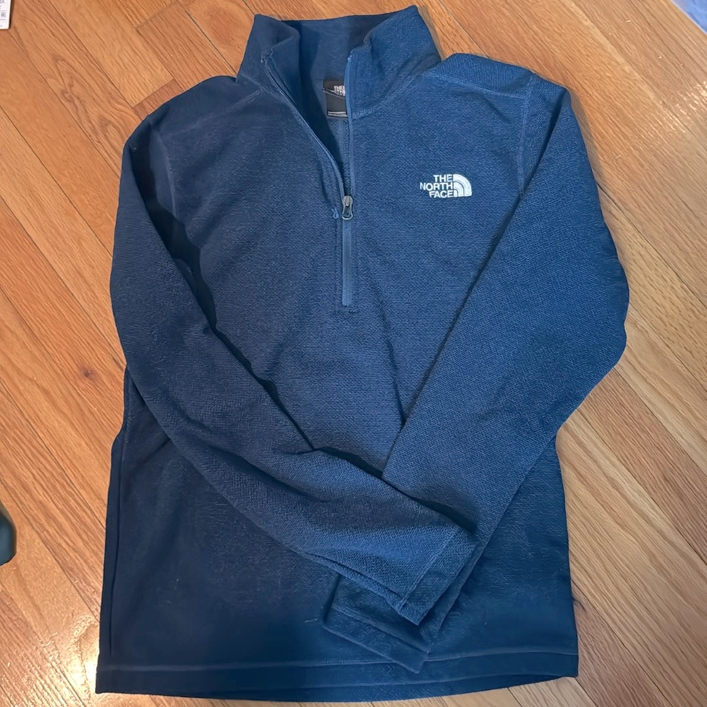 NWOT North Face Quarter-Zip Fleece Men’s Small Teal